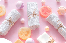Spa towels and soaps